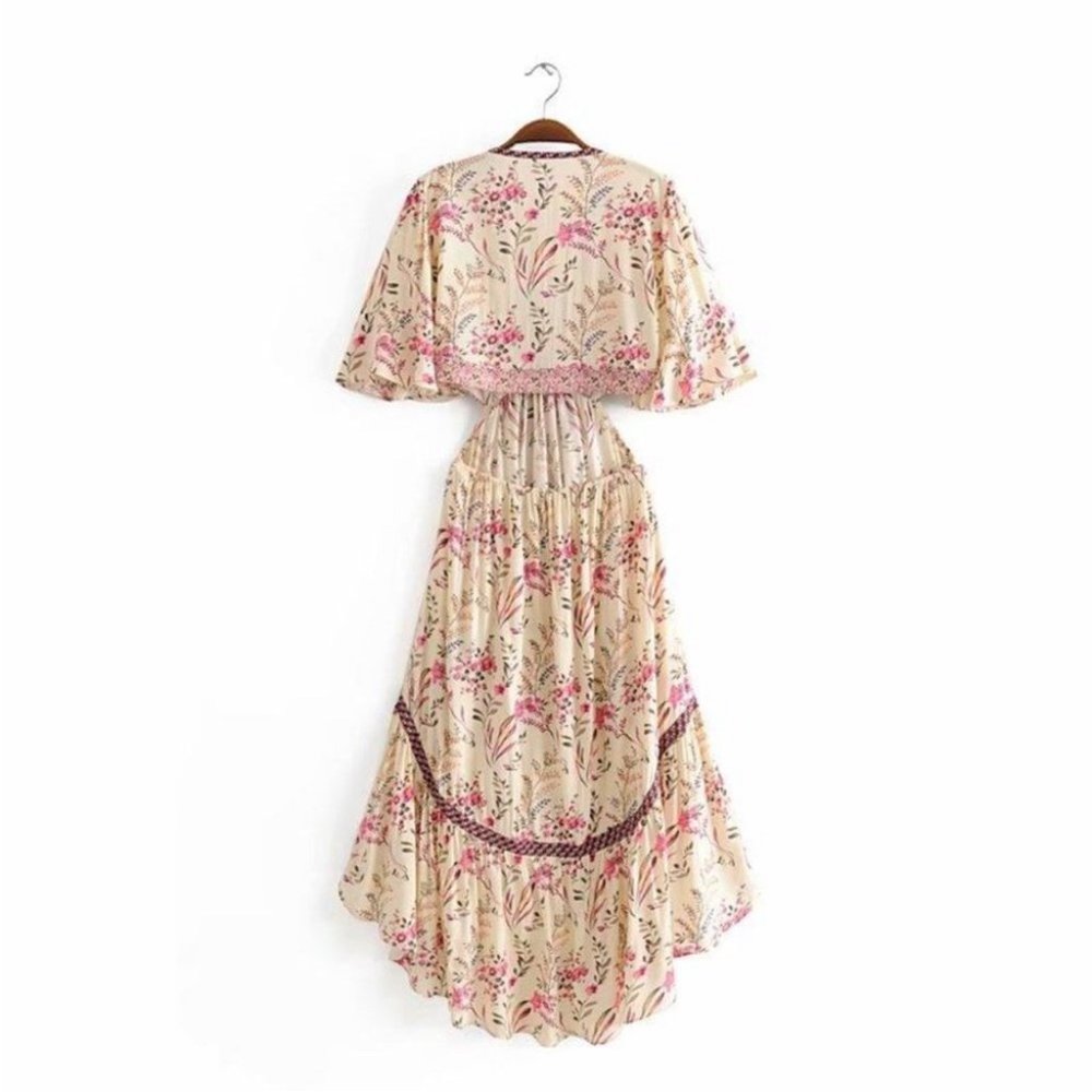 #79 Sale! New Boho Summer Floral Maisie Bambi Beach Dress - Picture 12 of 13